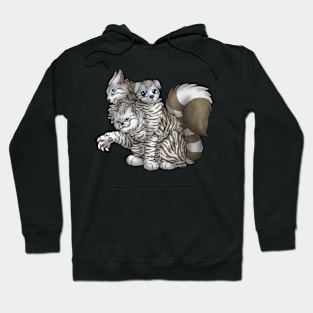 CerPURRus: Silver-Amber Tabby Hoodie